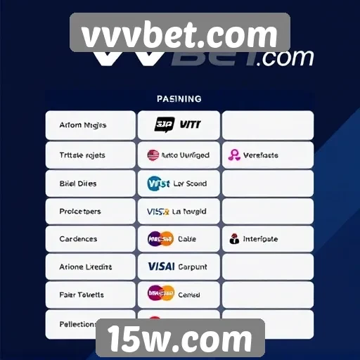 Métodos de pagamento disponíveis no vvvbet.com